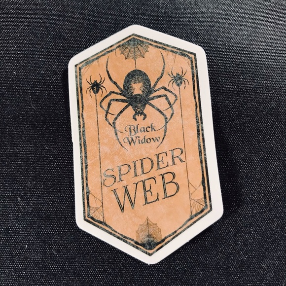 Black Widow Web Witchy Sorceress Supreme Potion B0ttle Label Sticker - Picture 4 of 7